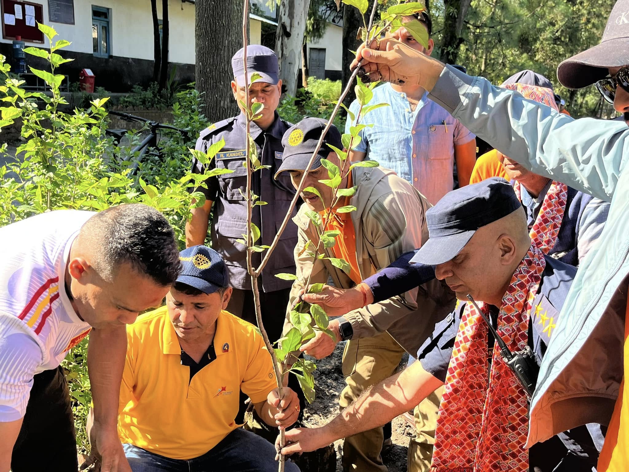 Tree Plantation Program by Rotary Club of Kathmandu Downtown